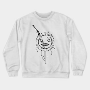 Emil (Black on White) Crewneck Sweatshirt